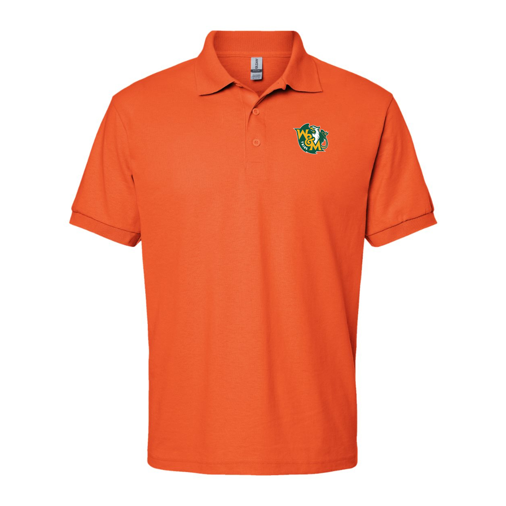 Men's William and Mary Tribe Gildan Dry Blend Jersey Polo
